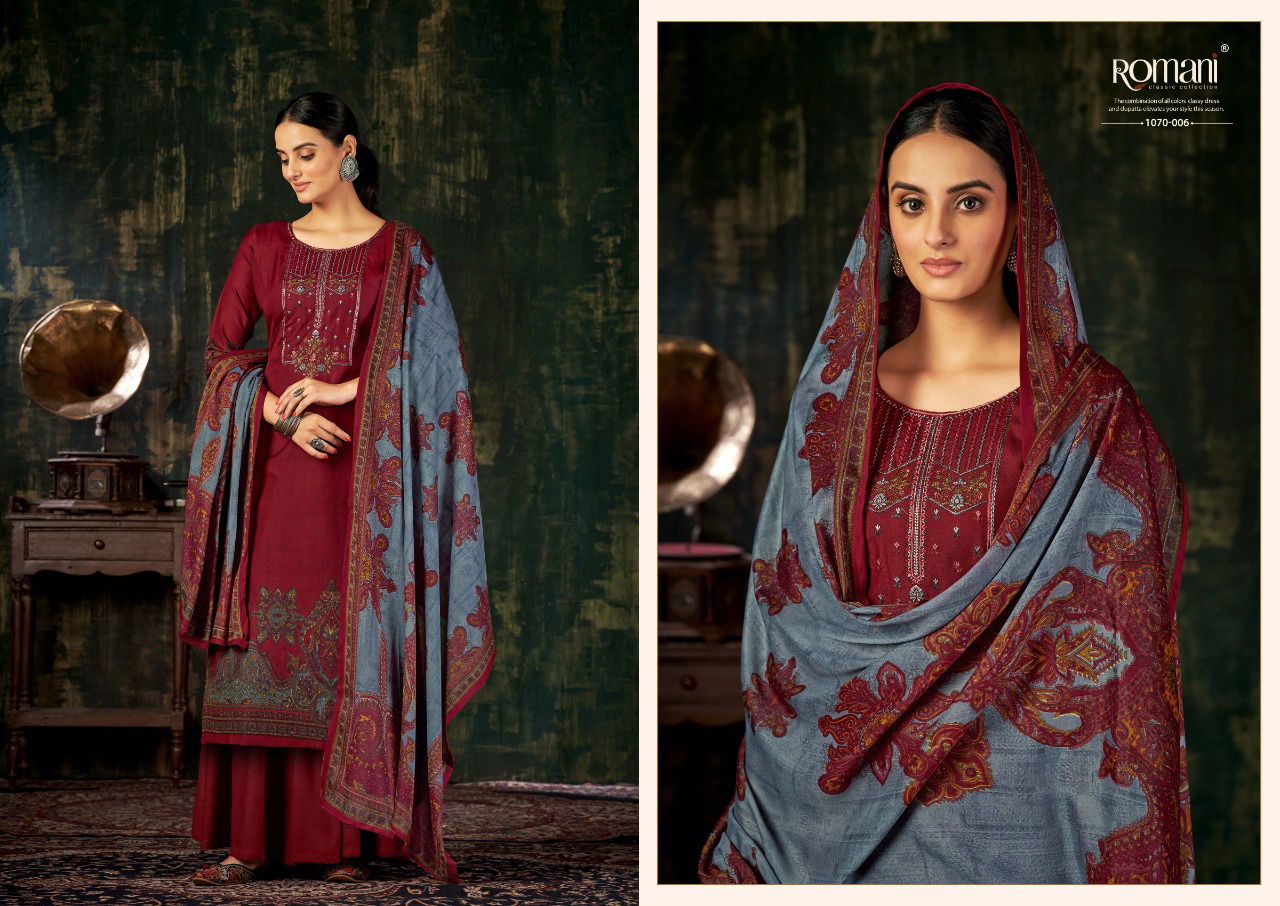 Romani Mareena 7th Regular Wear Wholesale Printed Cotton Dress Material
